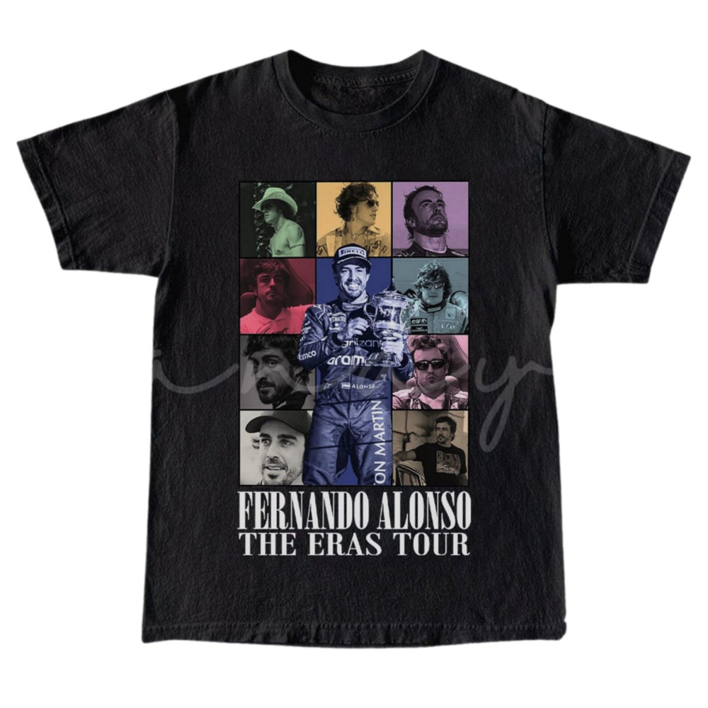 Fernando Alonso The Eras T-Shirt, Fernando Alonso Shirt, Vintage Tee, Retro Fernando Alonso T-Shirt Gift Merch For Fans