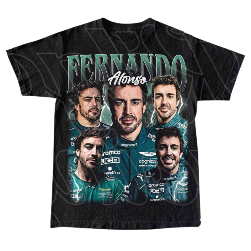 Limited Fernando Alonso Vintage T-Shirt, Fernando Alonso Shirt, Vintage Tee, Retro Fernando Alonso T-Shirt Gift Merch