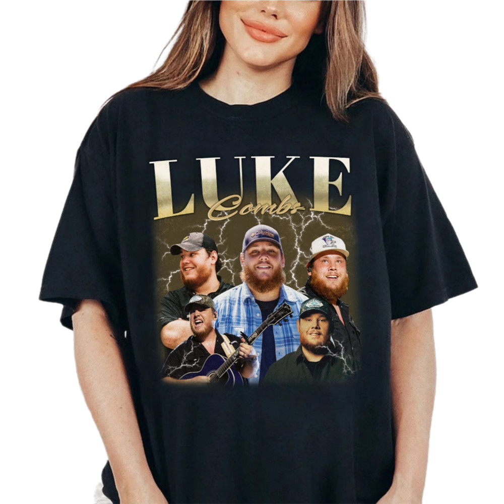 Luke Combs Vintage Shirt, Country Music T-Shirt, Luke Combs Tour Shirt Cowboy Western Country Music Tee shirt Merch