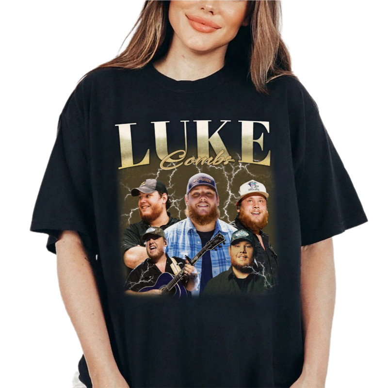 Luke Combs Vintage Shirt, Country Music T-Shirt, Luke Combs Tour Shirt Cowboy Western Country Music Tee shirt Merch
