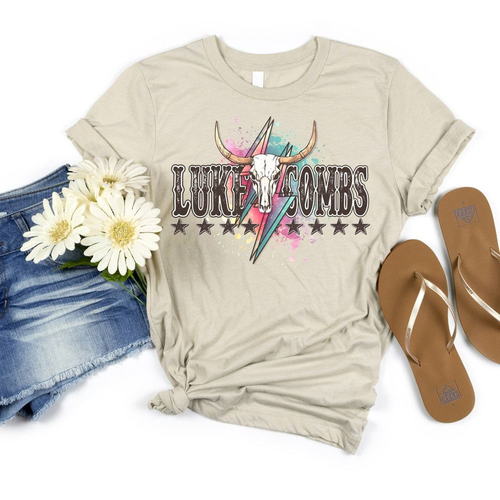 Luke Combs Vintage Shirt, Country Music T-Shirt, Luke Combs Tour Shirt Cowboy Western Country Music Gift Merch T-Shirt