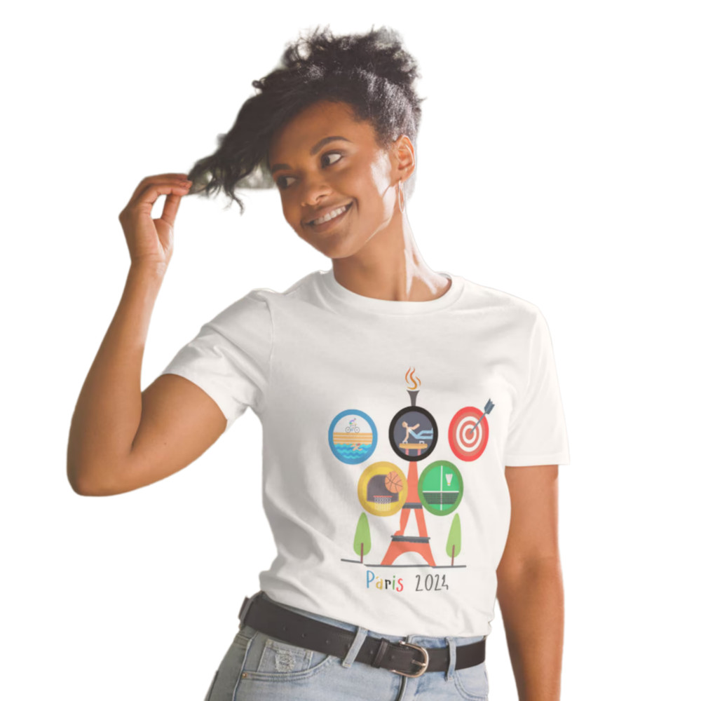 Paris Olympics 2024 Shirt - Official Games Tee - Summer Olympics Graphic T-Shirt - Paris 2024 Fan Apparel - Sports Tee