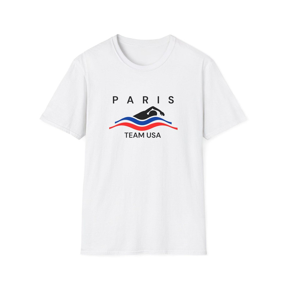 Olympic Team USA T-Shirt, USA, America Tee, Paris Olympics 2024 Swimming Team USA Unisex T-Shirt Merch Gift for Fans