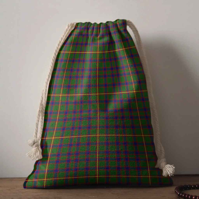 Tartan Style Drawstring bag, Tartan Style Gym Sack, Scottish Hall Clan Tartan Gym Sack Drawstring bag