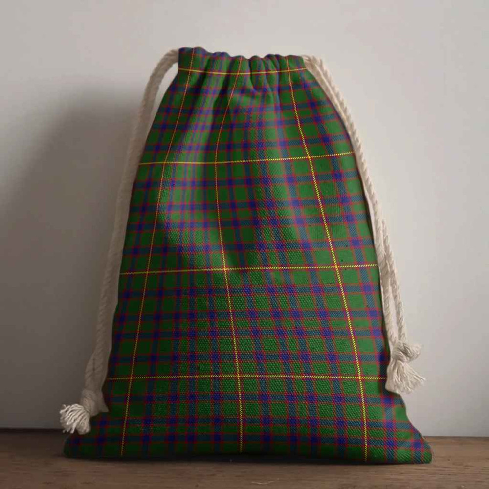 Tartan Style Drawstring bag, Tartan Style Gym Sack, Scottish Hall Clan Tartan Gym Sack Drawstring bag