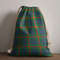Tartan Style Drawstring bag, Tartan Style Gym Sack, Scottish Aiton Clan Crest Tartan Gym Sack Drawstring bag