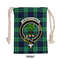 Tartan Style Drawstring bag, Tartan Style Gym Sack, Scottish Abercrombie Clan Crest Tartan Gym Sack Drawstring bag