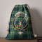 Tartan Style Drawstring bag, Tartan Style Gym Sack, Scottish Blackadder Clan Crest Tartan Gym Sack Drawstring bag