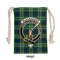 Tartan Style Drawstring bag, Tartan Style Gym Sack, Scottish Blackadder Clan Crest Tartan Gym Sack Drawstring bag