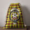 Tartan Style Drawstring bag, Tartan Style Gym Sack, Scottish Jardine Clan Crest Tartan Gym Sack Drawstring bag