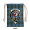 Tartan Style Drawstring bag, Tartan Style Gym Sack, Scottish Cockburn Clan Crest Tartan Gym Sack Drawstring bag