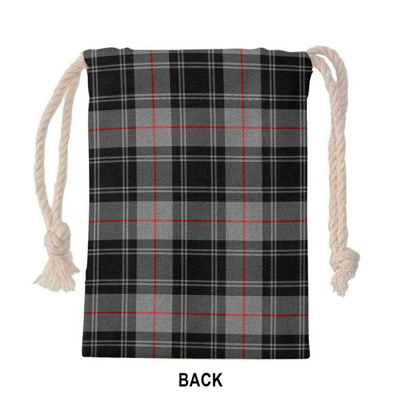 Tartan Style Drawstring bag, Tartan Style Gym Sack, Scottish Moffat Clan Crest Tartan Gym Sack Drawstring bag