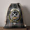 Tartan Style Drawstring bag, Tartan Style Gym Sack, Scottish Moffat Clan Crest Tartan Gym Sack Drawstring bag