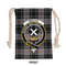 Tartan Style Drawstring bag, Tartan Style Gym Sack, Scottish Moffat Clan Crest Tartan Gym Sack Drawstring bag