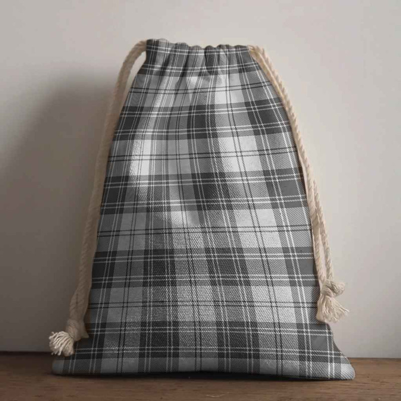 Tartan Style Drawstring bag, Tartan Style Gym Sack, Scottish Glen Clan Crest Tartan Gym Sack Drawstring bag