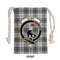 Tartan Style Drawstring bag, Tartan Style Gym Sack, Scottish Glen Clan Crest Tartan Gym Sack Drawstring bag