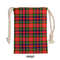 Tartan Style Drawstring bag, Tartan Style Gym Sack, Scottish Christie Clan Tartan Gym Sack Drawstring bag