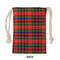 Tartan Style Drawstring bag, Tartan Style Gym Sack, Scottish Christie Clan Tartan Gym Sack Drawstring bag