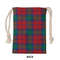 Tartan Style Drawstring bag, Tartan Style Gym Sack, Scottish Byres Clan Crest Tartan Gym Sack Drawstring bag