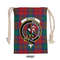 Tartan Style Drawstring bag, Tartan Style Gym Sack, Scottish Byres Clan Crest Tartan Gym Sack Drawstring bag