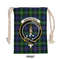 Tartan Style Drawstring bag, Tartan Style Gym Sack, Scottish Kirkpatrick Clan Crest Tartan Gym Sack Drawstring bag