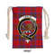 Tartan Style Drawstring bag, Tartan Style Gym Sack, Scottish Leslie Clan Crest Tartan Gym Sack Drawstring bag