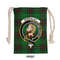 Tartan Style Drawstring bag, Tartan Style Gym Sack, Scottish Kirkaldy Clan Crest Tartan Gym Sack Drawstring bag