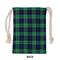 Tartan Style Drawstring bag, Tartan Style Gym Sack, Scottish Abercrombie Clan Crest Tartan Gym Sack Drawstring bag