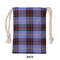 Tartan Style Drawstring bag, Tartan Style Gym Sack, Scottish Rutherford Clan Crest Tartan Gym Sack Drawstring bag