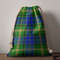 Tartan Style Drawstring bag, Tartan Style Gym Sack, Scottish Maitland Clan Crest Tartan Gym Sack Drawstring bag