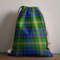 Tartan Style Drawstring bag, Tartan Style Gym Sack, Scottish Maitland Clan Crest Tartan Gym Sack Drawstring bag