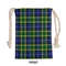 Tartan Style Drawstring bag, Tartan Style Gym Sack, Scottish MacKellar Clan Crest Tartan Gym Sack Drawstring bag