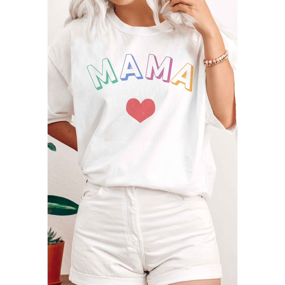 Mama Heart shirt, Mom Shirt, Mother's day shirt. Gift For Mom Shirt