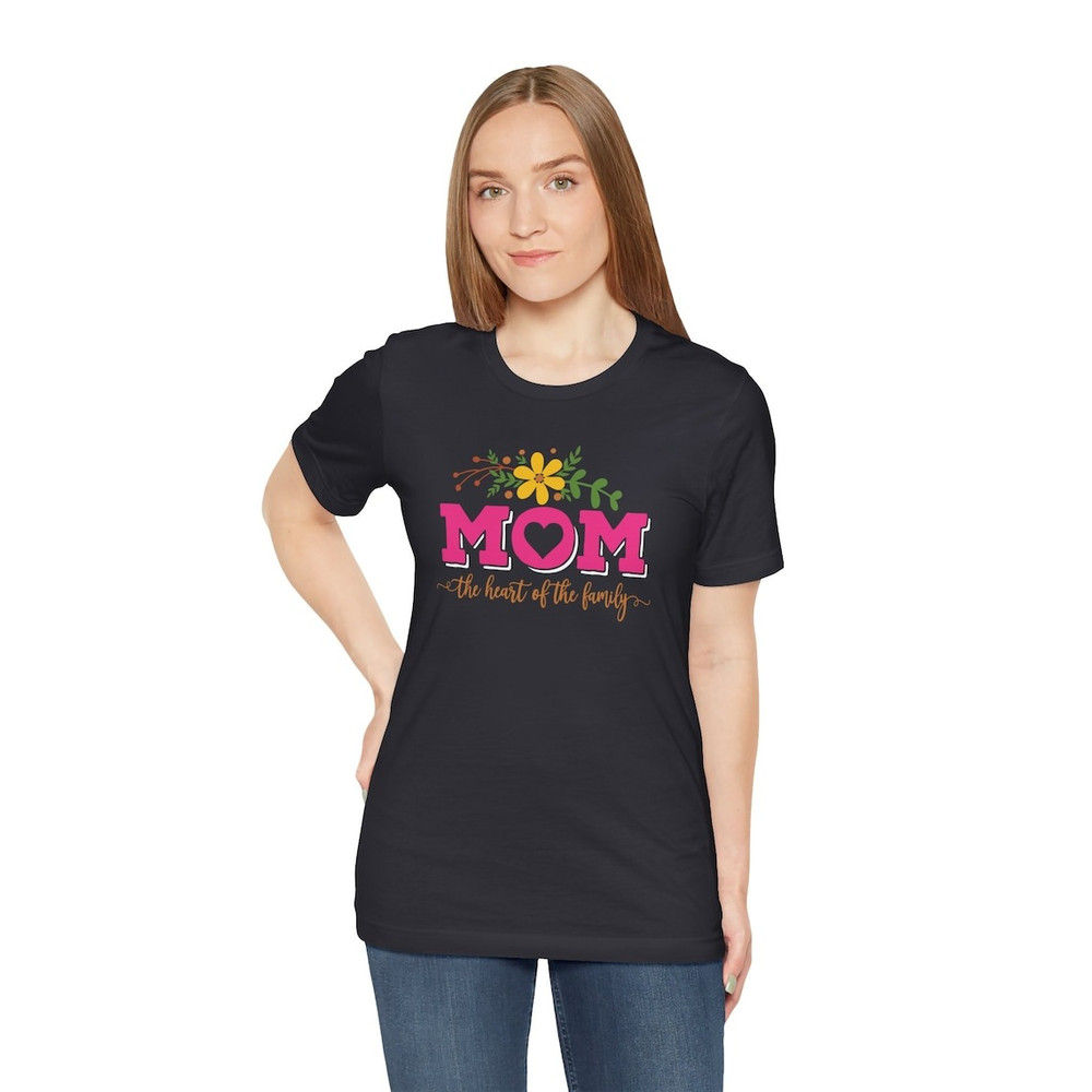 Mom heart of family shirt, Mom Shirt, Mother's day shirt. Gift For Mom Shirt, Unisex T-Shirt