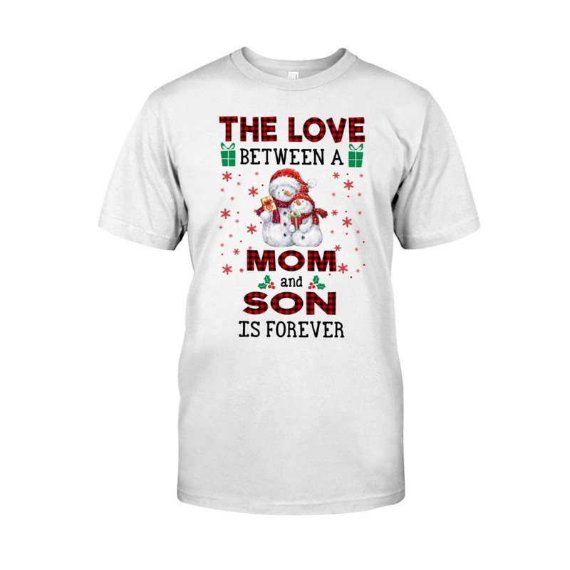 The Love Between A Mom And Son shirt, Mom Shirt, Mother's day shirt. Gift For Mom Shirt, Unisex T-Shirt