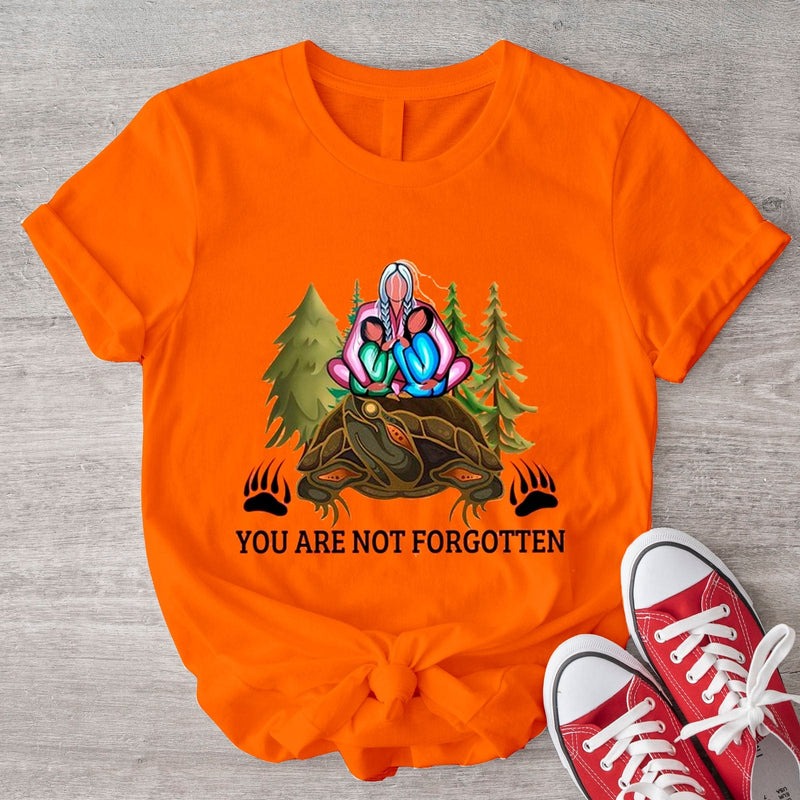 You Are Not Forgotten Turtle Graphic Native American Shirt, Turtle Beach Shirt, Turtle Shirt
