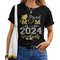 Proud Mom Of A 2024 Graduate Class Senior Graduation Mother Women Mom shirt, Mother's day shirt. Gift For Mom Shirt