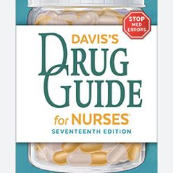 Davis's Drug Guide for Nurses Seventeenth Edition by April Hazard Vallerand PDF | Instant Download