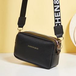 "Cross body Bag,Simple Style Small Shoulder Bags for Women,Phone Purse Messenger Handbag,Leather Wide Strap"