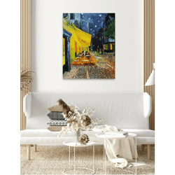 cafe terrace at night by vincent van gogh