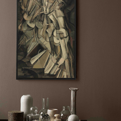 nude descending a staircase, no. 2 by marcel duchamp