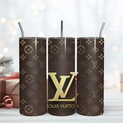 louis vuitton logo 20oz tumbler