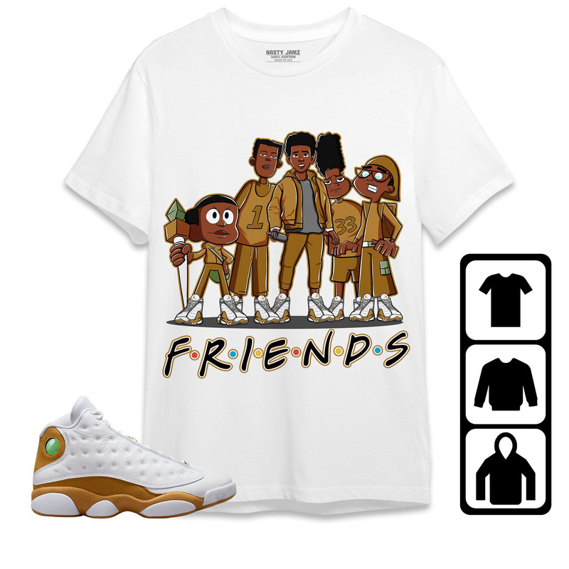 Melanin Boys Friends Unisex Sweatshirt Jordan 13 Wheat Match Sweatshirt Birthday Gift, Outfit Wheat 13s Hoodie match Sneaker.jpg