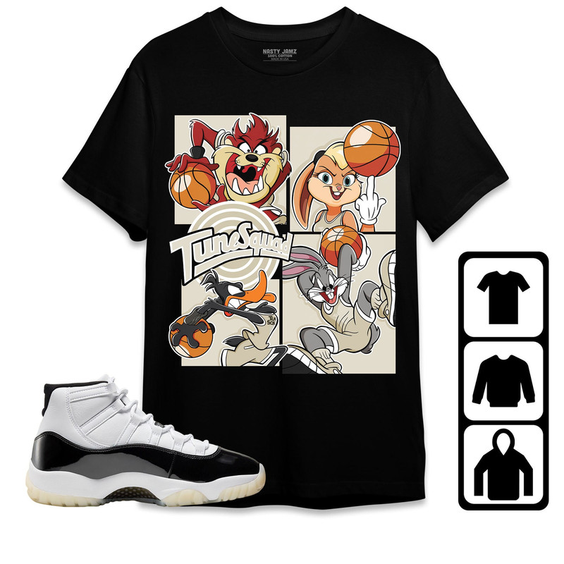 Bunny Basketball Team Unisex Tees Jordan 11 Gratitude,Sweatshirt to match Sneaker, Outfit Birthday Gift.jpg