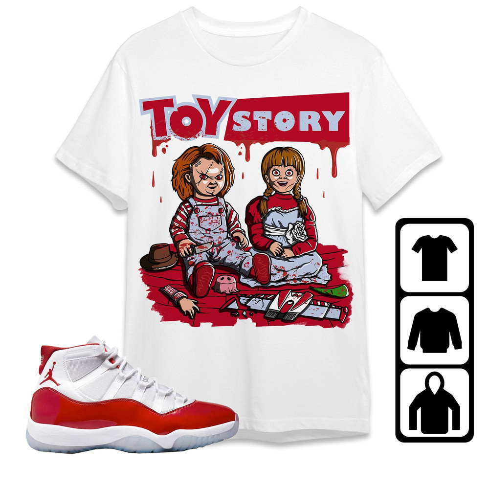 AJ 11 Cherry Unisex T-Shirt, Tee, Sweatshirt, Hoodie, Horror Toys, Shirt To Match Sneaker.jpg