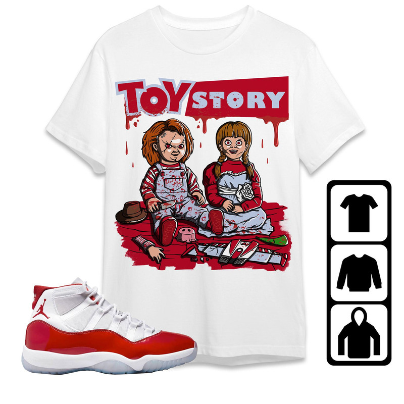 AJ 11 Cherry Unisex T-Shirt, Tee, Sweatshirt, Hoodie, Horror Toys, Shirt To Match Sneaker.jpg
