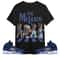The Melanin Unisex Tees Jordan 5 Midnight Navy Sweatshirt to match Sneaker, Outfit Birthday Girl match Jordan Tees.jpg