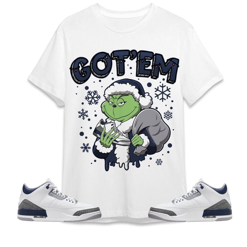 Jordan 3 White Navy Unisex Shirt, Kid, Toddler, Sweatshirt, Hoodie, Monster Got Em, Shirt To Match Sneaker.jpg