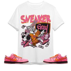sb dunk blossom unisex shirt, sweatshirt, hoodie, sneaker guy bunny
