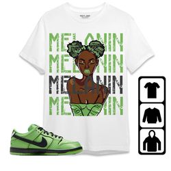 melanin girl unisex tees sb dunk buttercup sweatshirt
